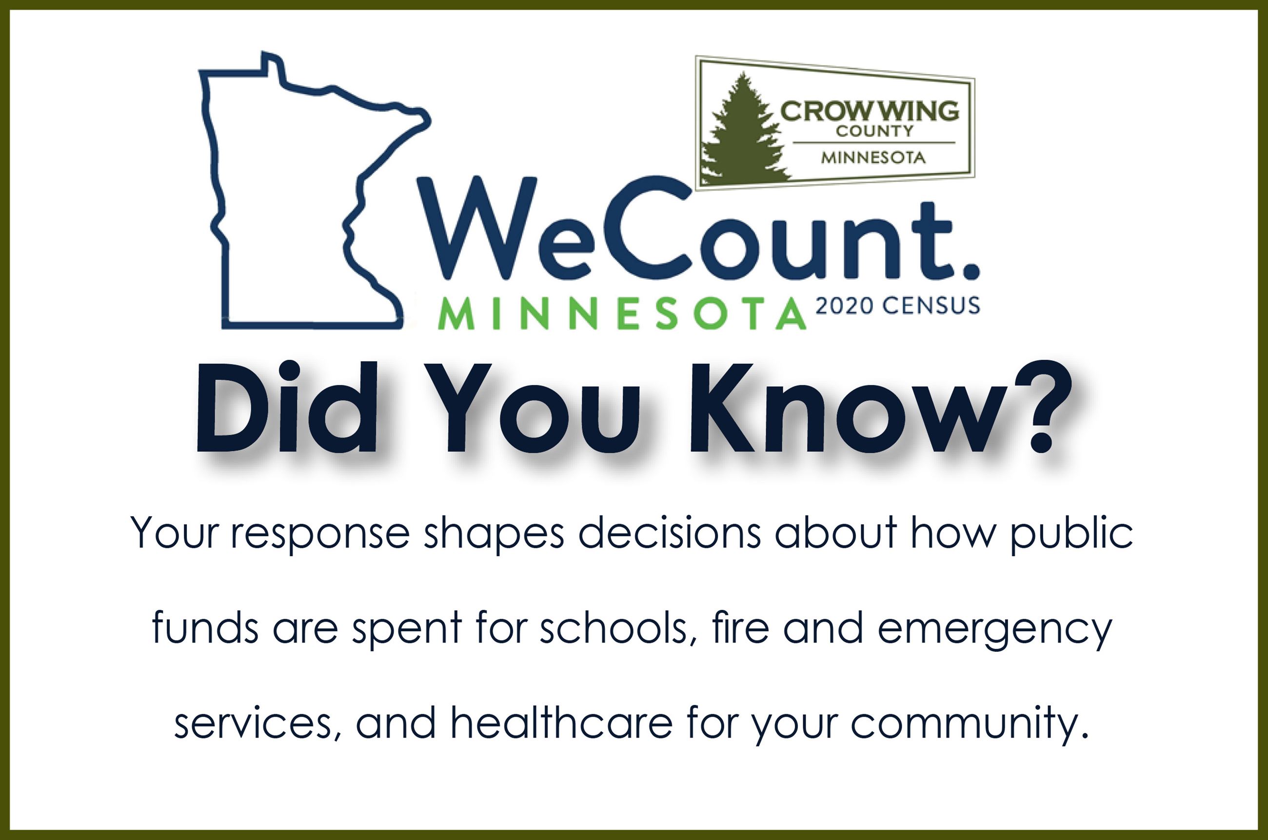 We Count Crow Wing County image