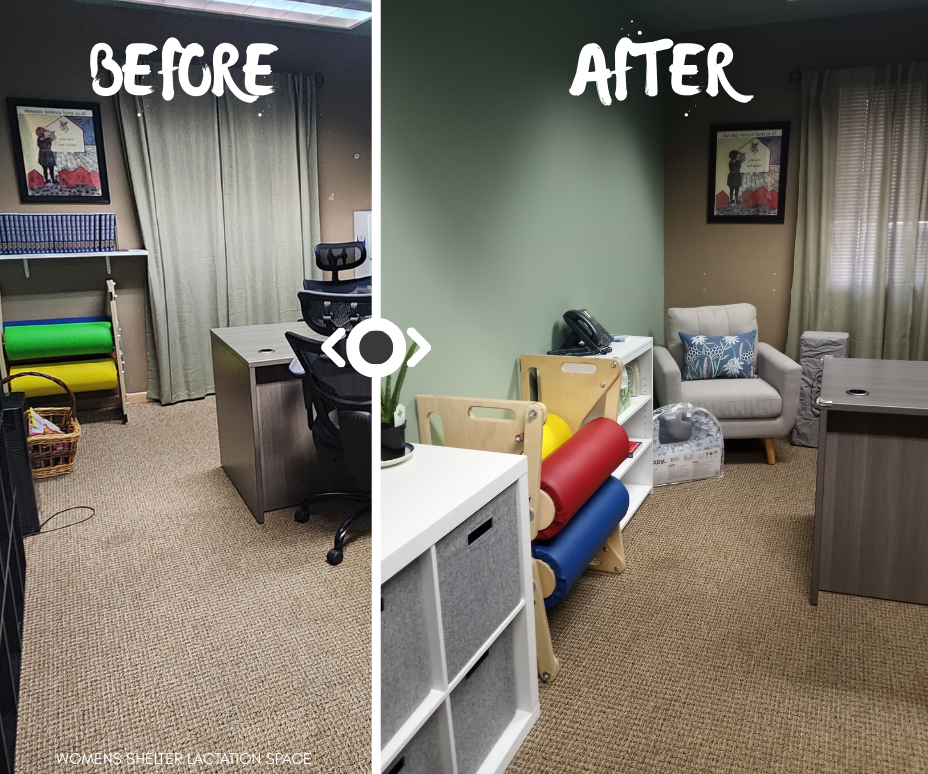 Womens Shelter Lactation Space